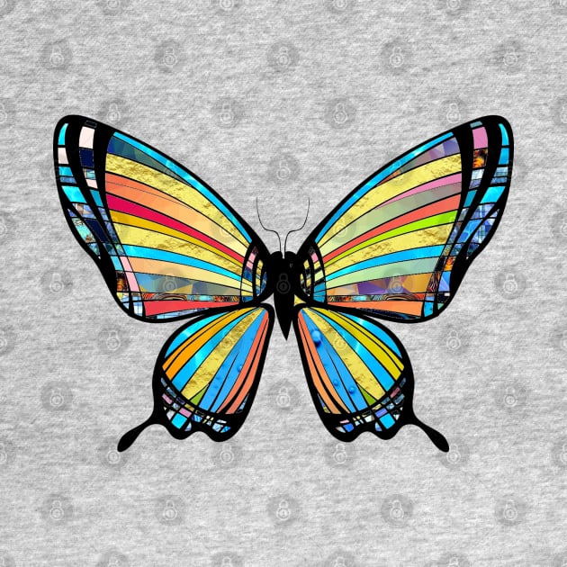 Chic Artistic Butterfly Artwork by Nisuris Art